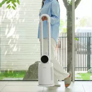 한경희 BLDC 날개없는 선풍기 리모컨 타워형 선풍기 NF1100