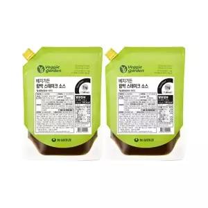 베지가든 함박스테이크 소스 1kg (식물성) 2개