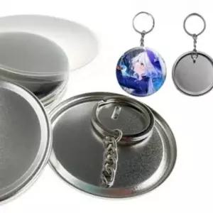 DIY 핀버튼 키링 메탈 원형 굿즈 제작 58MM 100개입