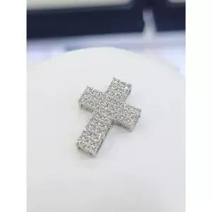 [하프클럽/] 세이브존05 14k 금 십자가 펜던트 GWGP121850-WG