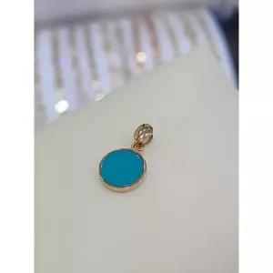 [하프클럽/] 세이브존05 14k터키석 펜던트 -12월 탄생석 GH3353P