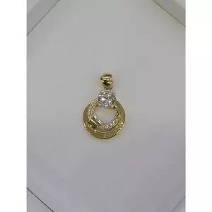 [하프클럽/] 세이브존05 14k H로고 큐빅 명품 펜던트 GP2074-중