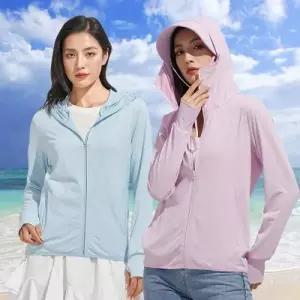 [샵앤] 여성 쿨링 자외선차단 기능성 썬캡 후드 집업 WDMS-WJP-TS13309876