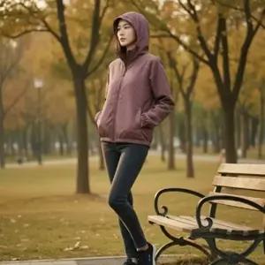 [옷자락]남녀 공용 데일리 캐주얼 커플 후드 재킷