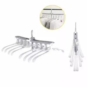 원터치 QGZ454S9 접이식 옷걸이 8F 좁은옷장 행거