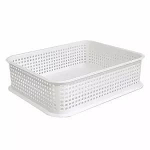 창신멀티 KYT526G4 바스켓 바구니 화이트4호400X320X110mm10개