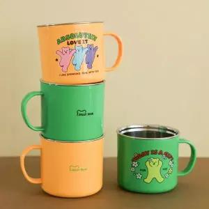 데일리라이크 보온 보냉 물컵 젤리 베어 스텐 머그컵 2p 세트 MNS