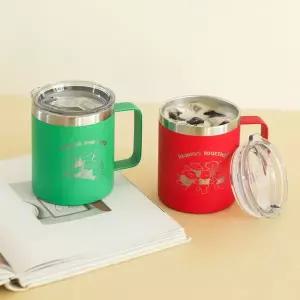 데일리라이크 뚜껑 머그컵 1p 마이 버디 보온 보냉 스텐 리드350ml MNS