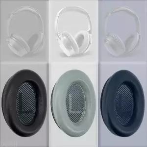 D08B 듀얼 이어 패드 양모 이어 패드 쿠션 커버 조용한 편안함 메모리 폼 귀마개 QC35 QC35II QC35ii 헤드