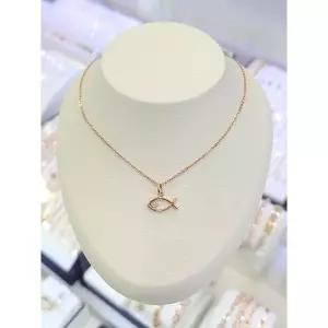 [하프클럽/] 세이브존05 14k 물고기 펜던트 GWGP2234-체인제외