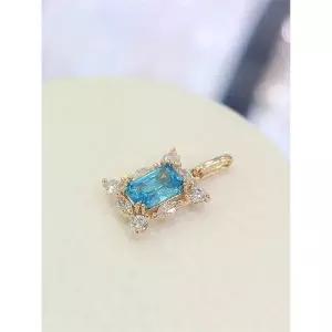 [하프클럽/] 세이브존05 14k 아쿠아마린 펜던트 GM12192