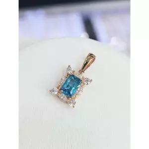 [하프클럽/] 세이브존05 14K아쿠아마린 펜던트 GM12192