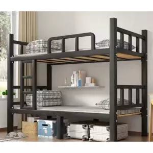 철제 이층 침대 벙커형 계단 기숙사 프레임 난간 숙직실