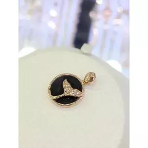 [하프클럽/] 세이브존05 14k 고래꼬리 펜던트 HWAS14811