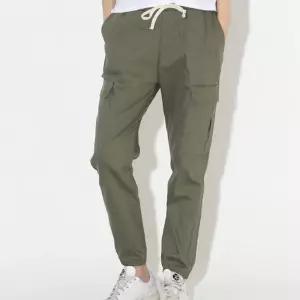 [라일리여성의류] Rly 린넨 여성 카고 조거팬츠 데일리 바지