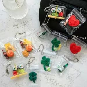 키링PVC 미니 도리 지퍼백