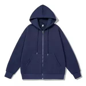 남성용 가을 캐주얼 집업 맨투맨 커플 후드 카디건 상의 트레이닝 DUCHI3