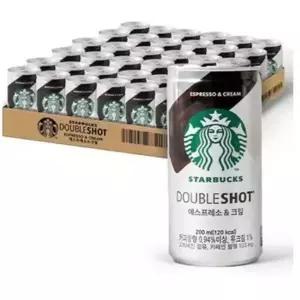 별다방 더블샷 에스프레소 앤 크림 200ml 1박스 36캔CK