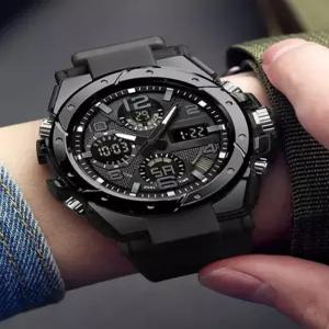 전자시계 가드 운동 트윈 전자손목시계 벽시계 욕실시계 20대 남성용시계 등산시계 오렌지 디지털전자시계 음성