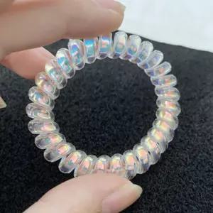 스프링 신상입고 추천 머리끈 전화선 오로라