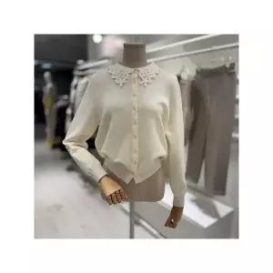 [데스틸(Destijl)] D2613CD0491 레이스카라넥카디건_P416514859