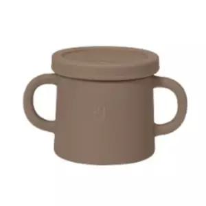 블루마마 유아 양손 머그컵 자기주도 연습 샌드베이지 BNA