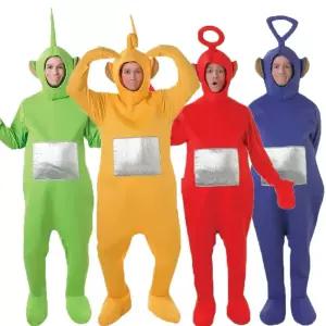 할로윈 인형 의상 복장 L 텔레토비 틴틴 점프슈트 코스프레 성인