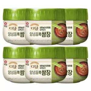 [CJ]백설 다담 양념듬뿍쌈장 570g x6개