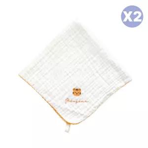 제이앤제나 신생아 가제 손수건 출산 준비 호랑이 X2