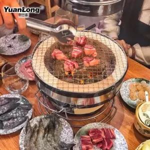 1인화로 일본 야끼키꾸 그릴 업소용 바베큐 소고기 불판 숯불