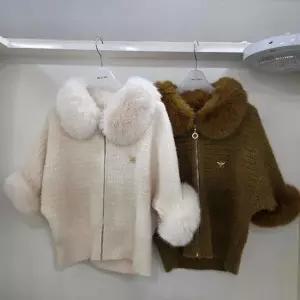 [더스토아] DP01 소매 퍼 재킷 니트 가디건 볼레로 T25vchw25j054_P416432526