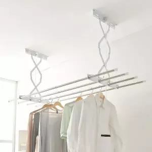 천장 KVO627S0 빨래건조대 2단 125cm/베란다 천정형 건조대봉