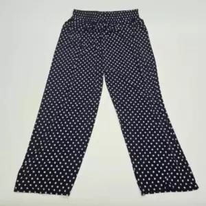 [라일리여성의류] Rly 꽃 무늬 할머니 몸빼 바지 고무줄바지 플리츠바지