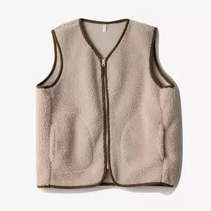 빅사이즈 뽀글이 후리스 양털조끼 남성 경량