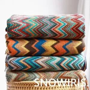 에스닉담요 감성 캠핑 블랭킷 이디언 두꺼운쇼파 차박용 보헤미안 담요