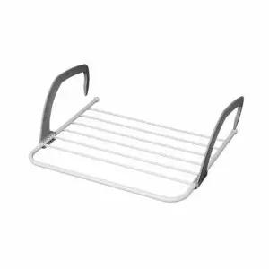 후크형 DYT993T7 창틀선반 베란다 미니 세탁 빨래건조대 그레이