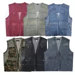 1+1 제이케이 남자 빅사이즈 등산 낚시 단체 행사 현장 타스란 작업 왕 망사조끼