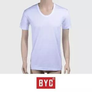 [라일리의류] Rly 빅사이즈 무지 남성 런닝 ZF 반팔 백색 (BY