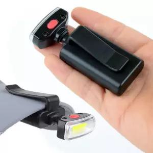 각도 폴딩 캡랜턴 모자 집게 캡라이트 포켓 낚시용 LED