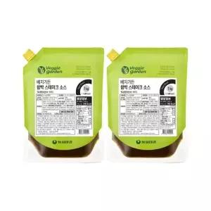 베지가든 함박스테이크 소스 1kg (식물성) 2개