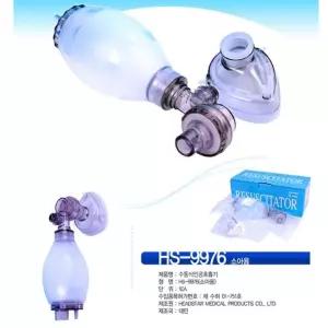 가정용 수동 인공호흡기 성인용 소아용앰부백 산소통 비상 유아