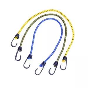 ( )양쪽 고리 걸이형 후크 스트 레치코드 고정 탄성로프 링 60cm 밧줄 캠핑 텐트
