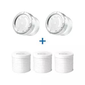 [듀벨] 세면대필터 정수키트 프로 2개+프로필터 3개 녹물 이물질 염소완화 양치