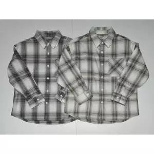 [롯데백화점]폴햄키즈 컴포트체크오버핏셔츠PKG5WC3720