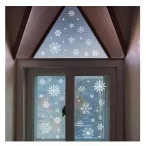 겨울 BW00HY60 눈꽃스티커 반짝이 X-MAS(2매) 눈꽃송이 GS-5701