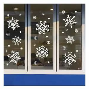 BIG CJ11VZ13 X-MAS 반짝이 눈꽃스티커 중 FSX-003