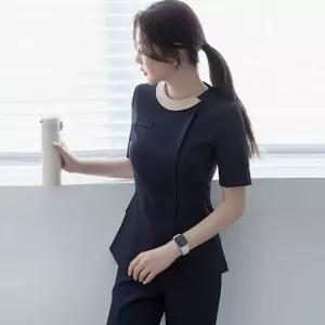 고급약사 관리사 화학 실험복 여자 가운 피부관리사