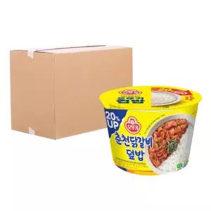 비제이마켓 춘천닭갈비 덮밥 12개입 1박스 오뚜기컵반