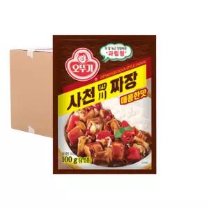 비제이마켓 사천짜장 소스 40개입 1박스 짜장분말