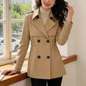 [하프클럽/몽벨리즈]에비앙하프트렌치코트 mde2302779